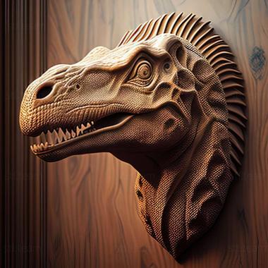 3D model Probrachylophosaurus (STL)